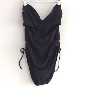 La Vie En Rose Aqua One Piece Black Swimsuit